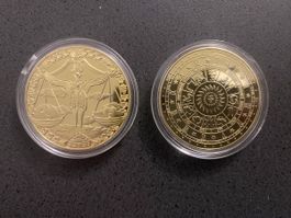 Münze - Sternzeichen Waage 1 Stk