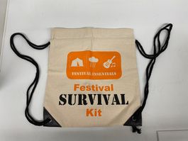 Tasche Festival survival kit Campen neu