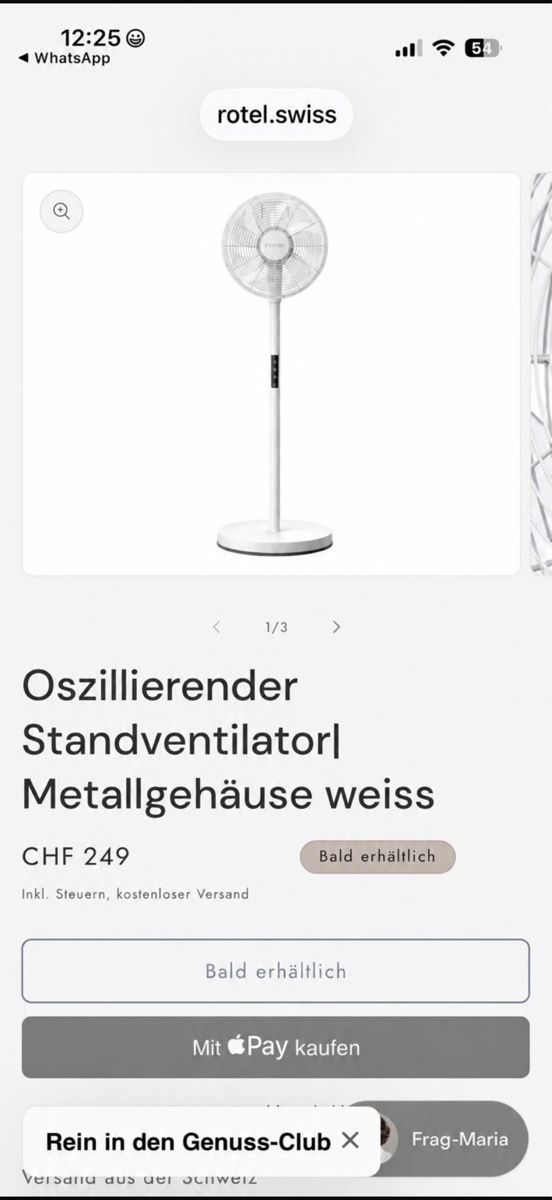 Rotel Ventilateurs: Ventilator Rotel NEU – Neuf avec emballage d'origine à Rupperswil par radmak 2