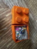 LEGO Storage Brick 4 Orange with 10 Bags Building Blocks