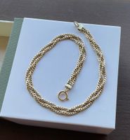 Hübsches Armband geflochten 333 Gold 4.73g L 20cm