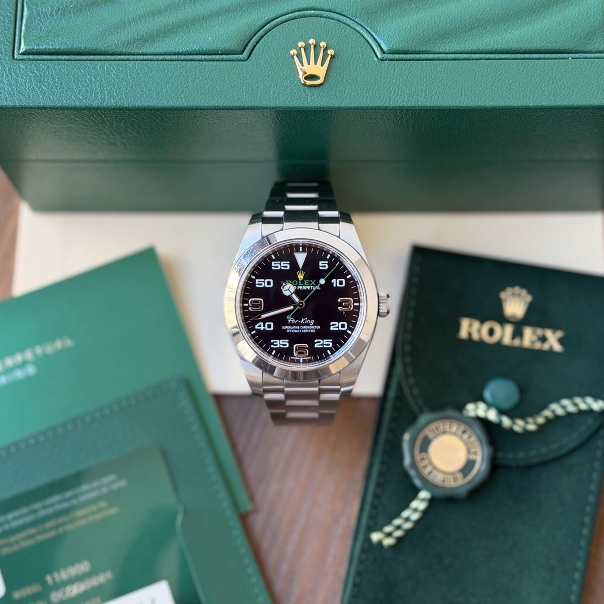 Rolex Montres: Rolex Airking full set Swiss papers  – D'occasion à Genève par mgcrd