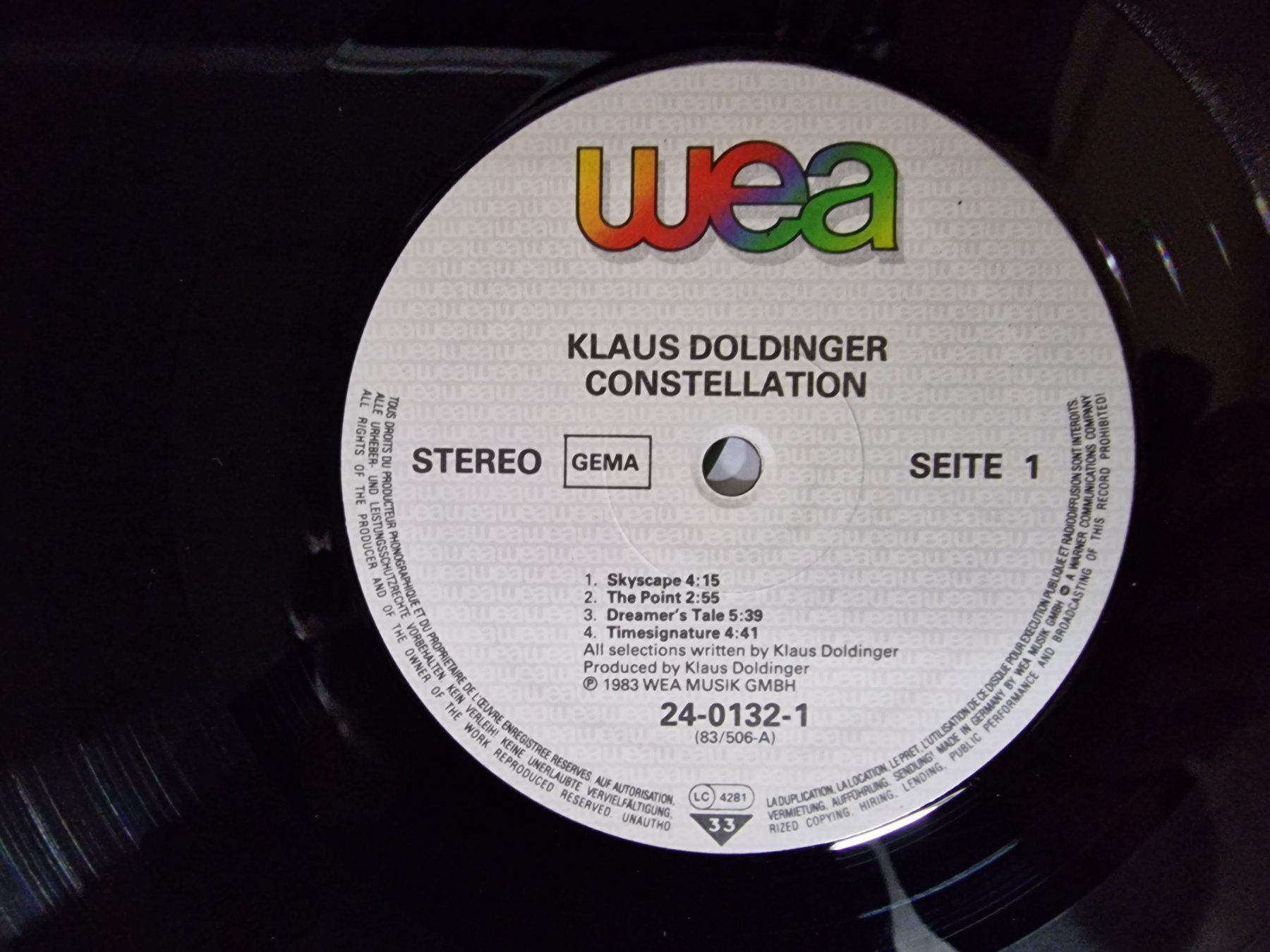 Vinyles: Klaus Doldinger LP – Constellation – D'occasion à Root par atelier22 2