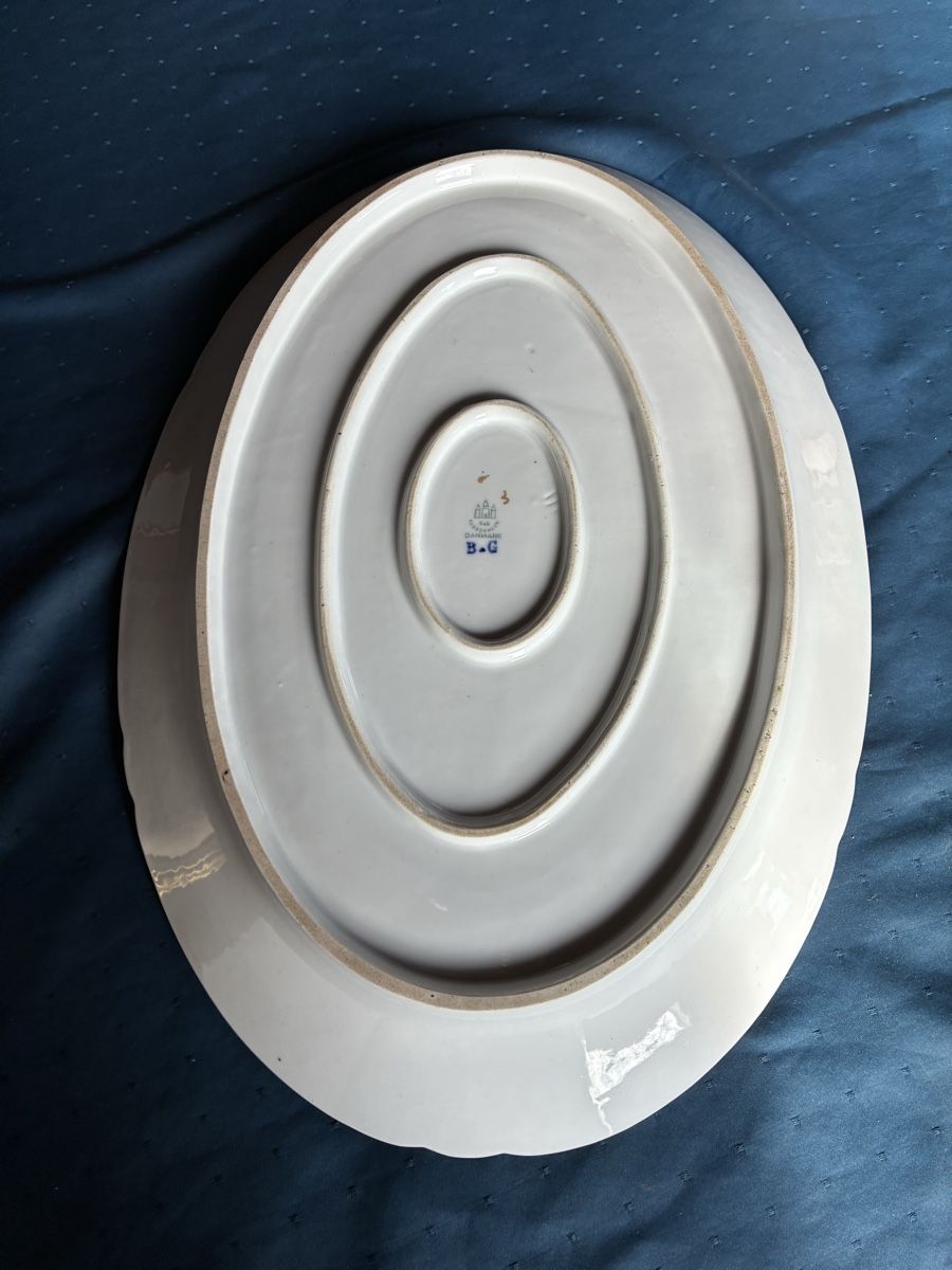 Servierplatten: Bing + Gröndahl antike Servierplatte oval – Gebraucht aus Dornach von Rosengarten 7