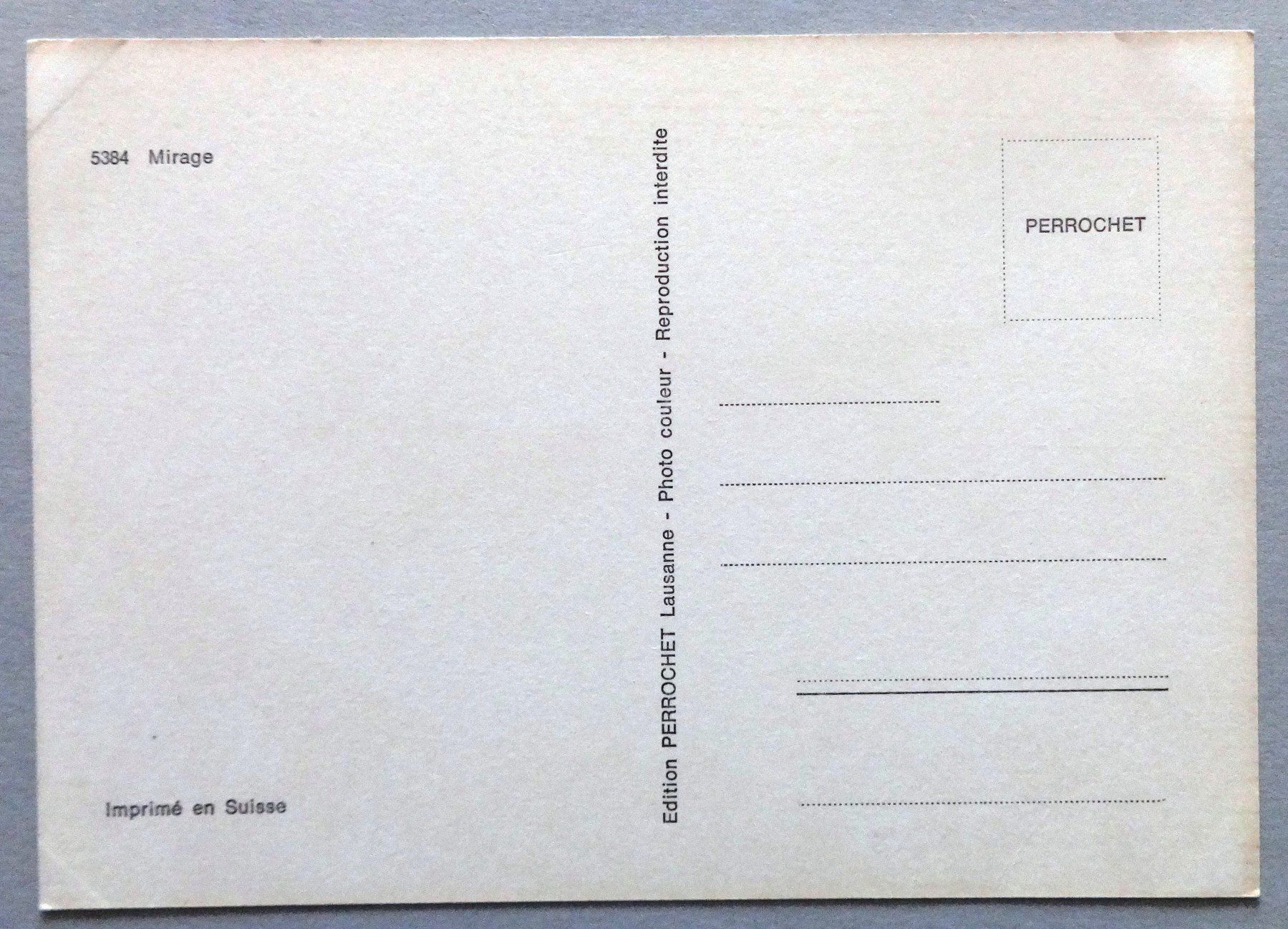 Cartoline postali: Mirage – Usato da Fétigny venduto da Billy2miny 1