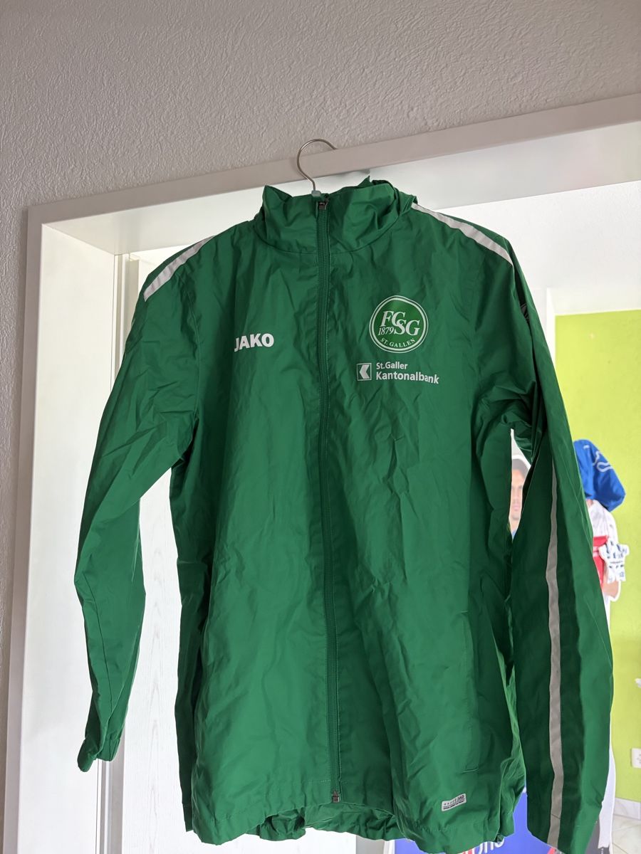 Jako Giacche: FCSG Jako Regenjacke – Usato da St. Gallenkappel venduto da fla_5lm9 1