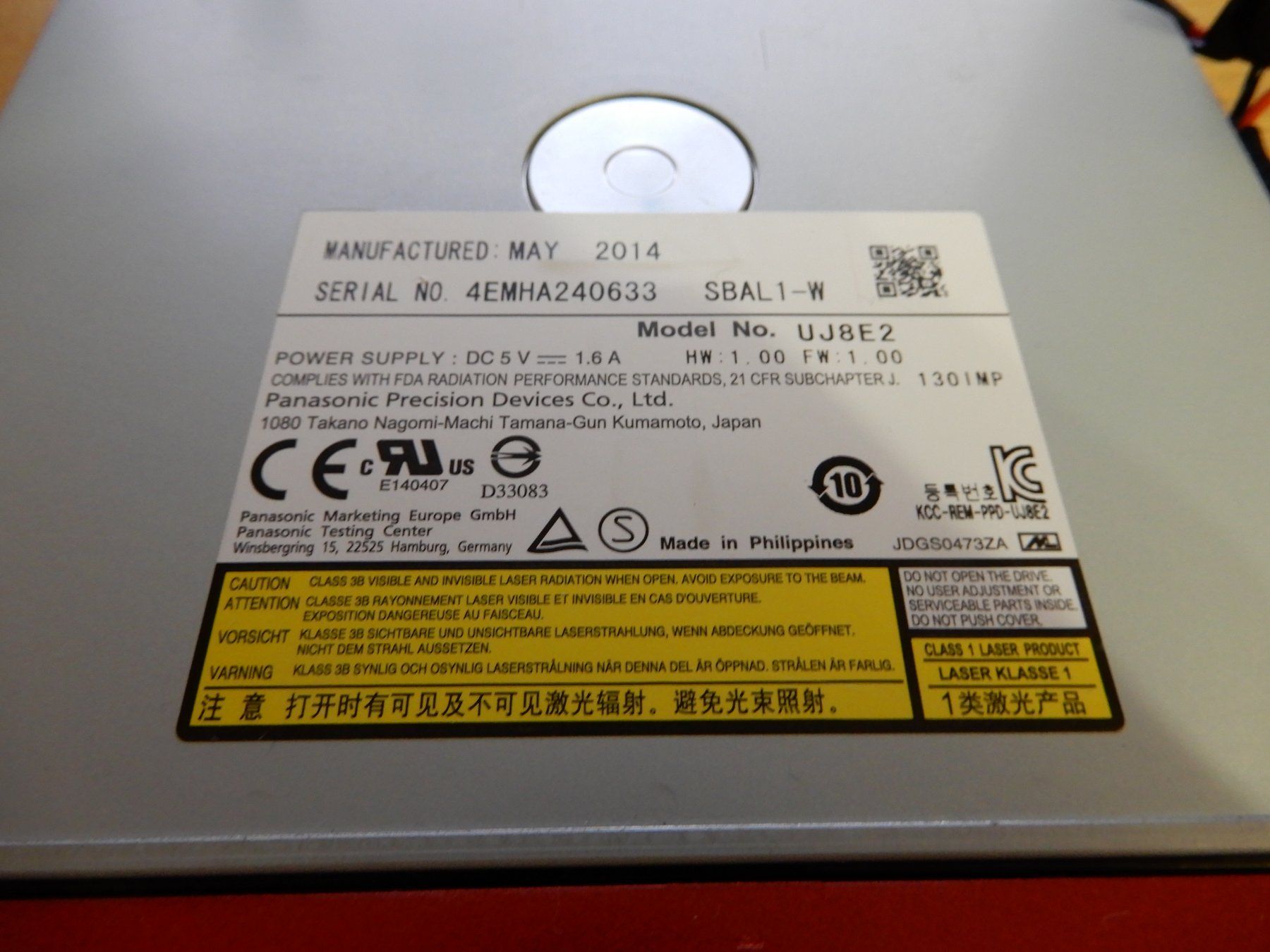 Notebook: Laptop DVD+-RW UJ8E2 – Usato da Worben venduto da MaKo3252 6