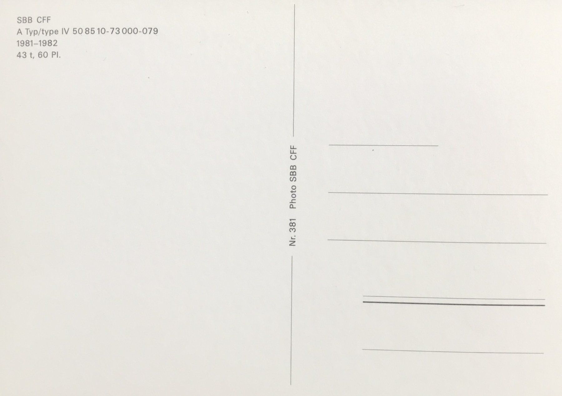 Cartoline postali: ANSICHTSKARTE SBB – Usato da Ostermundigen venduto da wini63 1