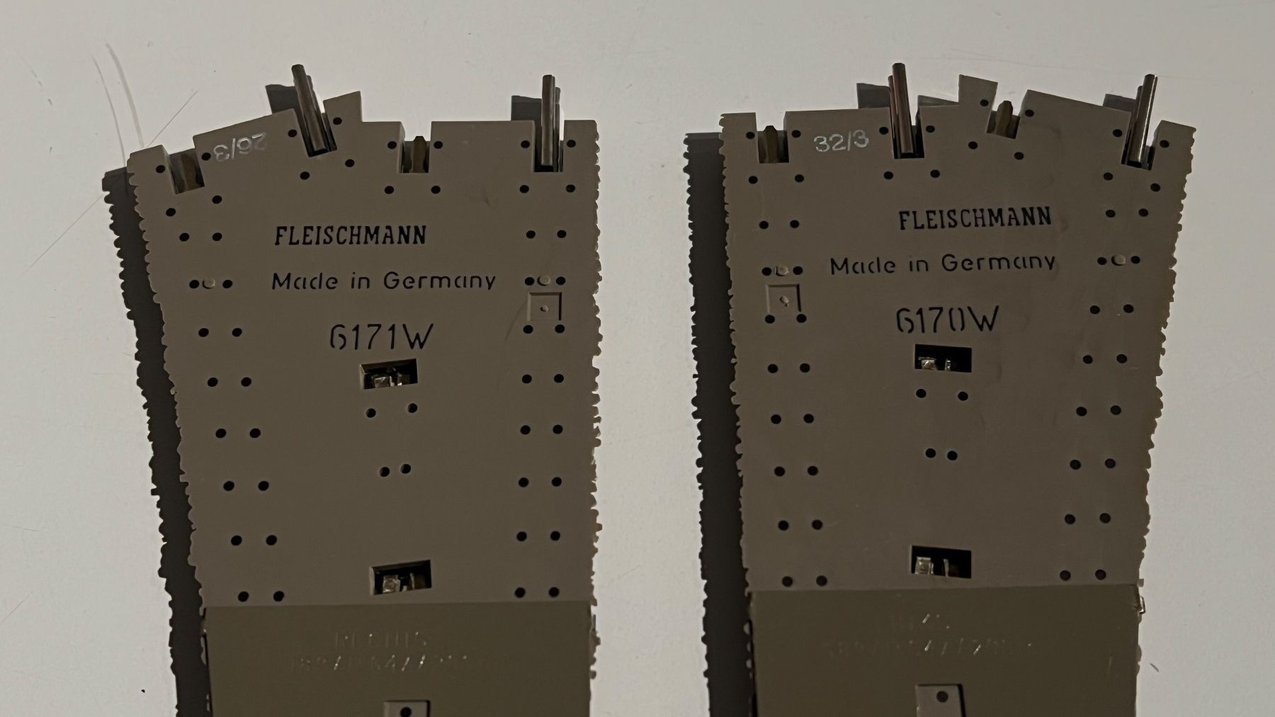 Fleischmann Modellini di ferrovie: Fleischmann H0 Profigleis Weichenset 6140 links rechts – Usato da Niederurnen venduto da bueKingvest 1