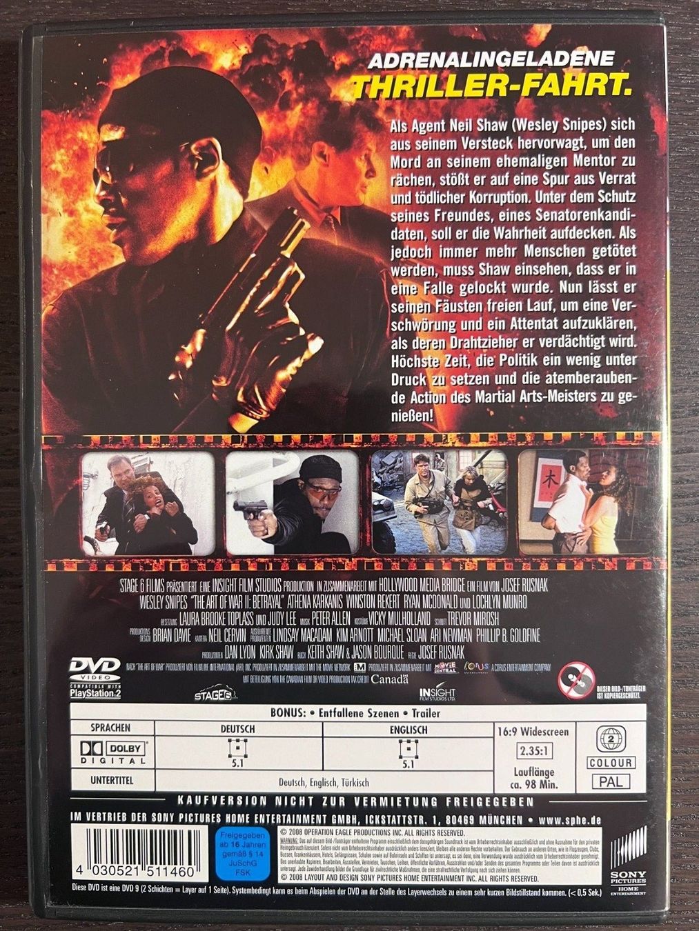 Alle DVDs: The Art of War 2 – Gebraucht aus Zürich von FilmFreunde 1
