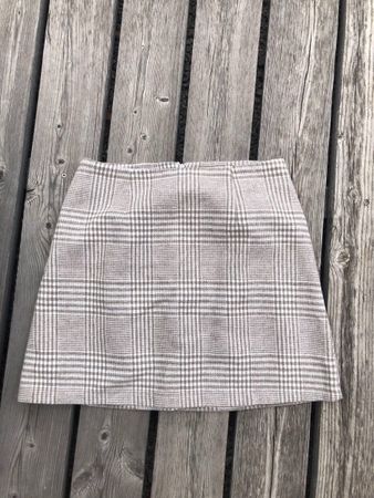 Kurzer karierter Rock/Minirock/Jupe