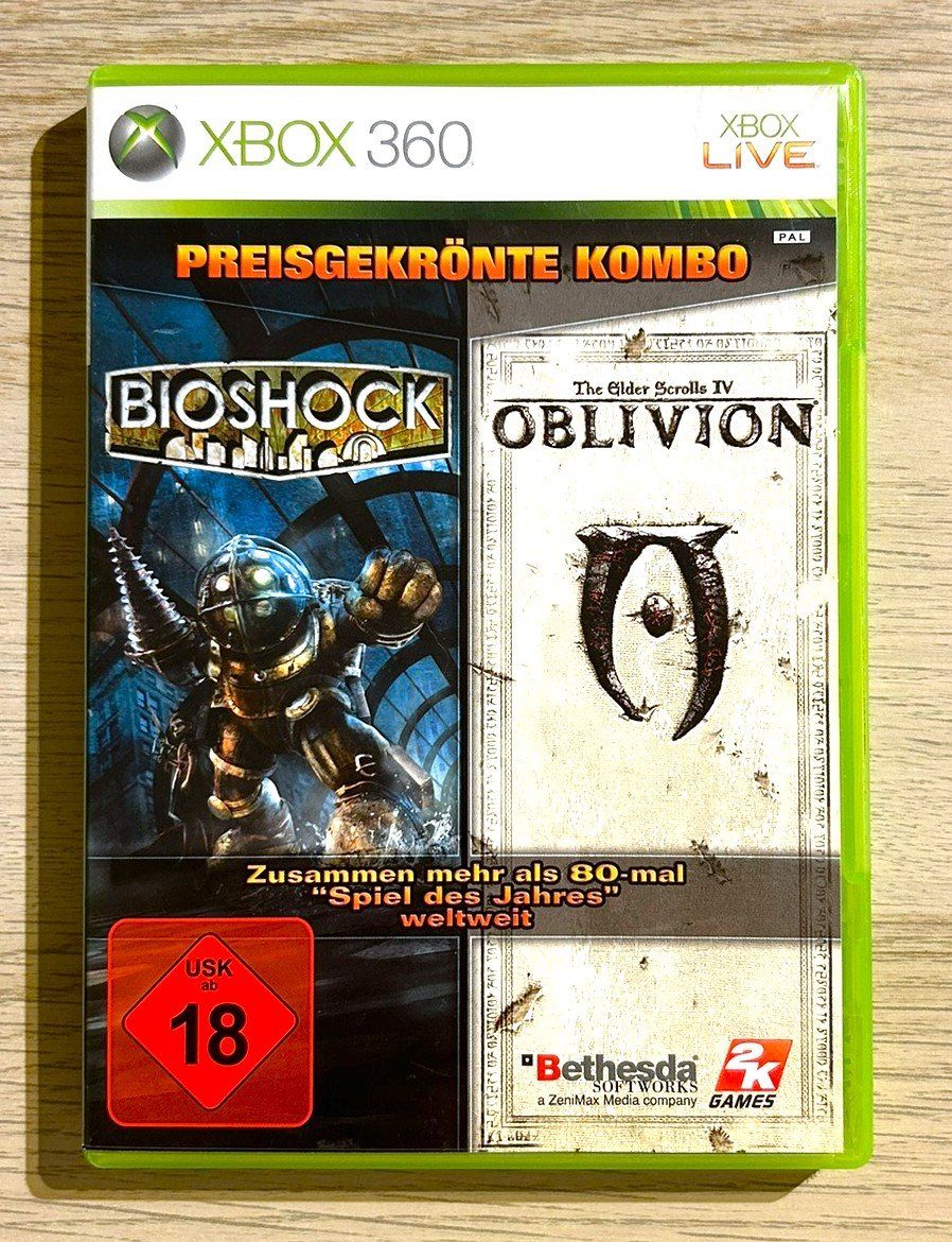 Microsoft Giochi: Bioshock & The Elder Scrolls IV: Oblivion Xbox 360 – Usato da St. Gallen venduto da Alpine.Arcade