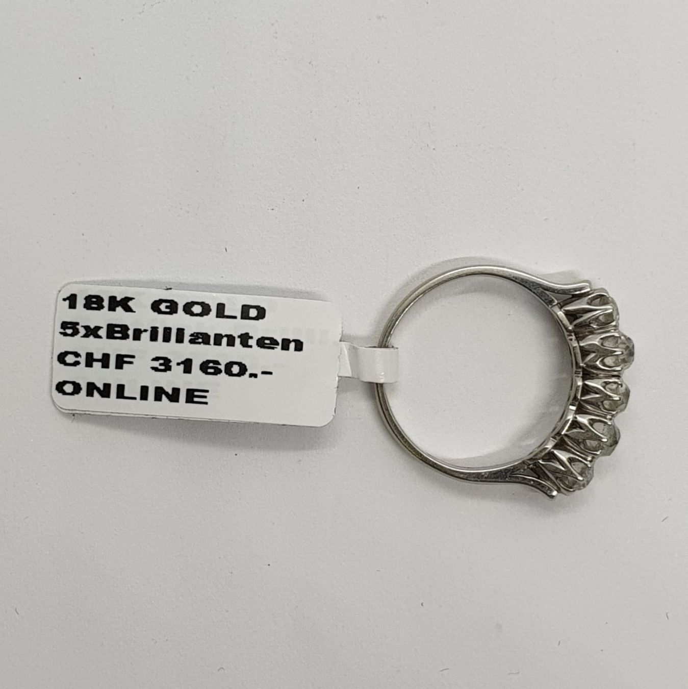 Anelli: Echt 18K Gold - Diamant Ring – Usato da Luzern venduto da Luzern-Goldhaus 2