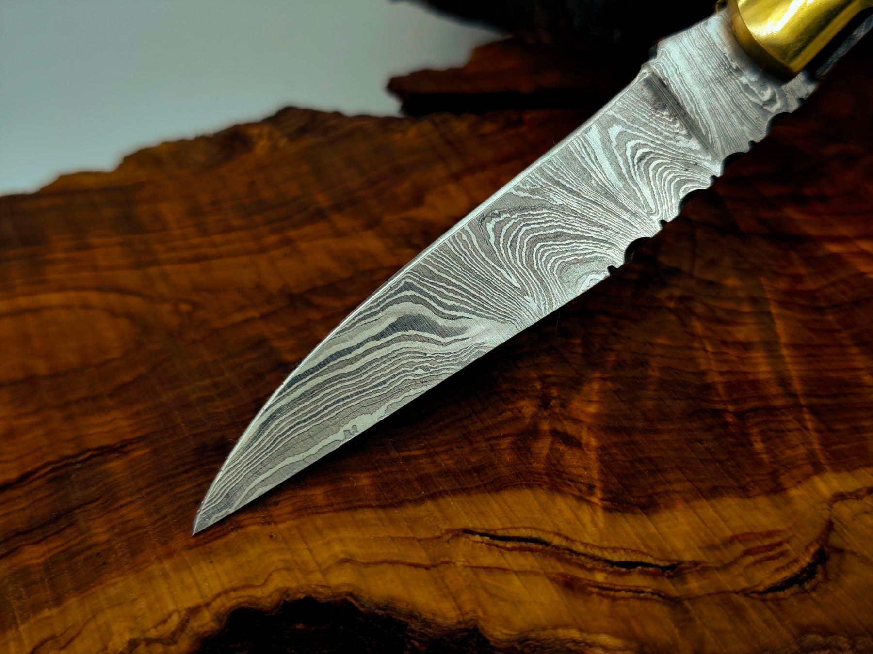 Accessori: Laguiole Damast Messer Klappmesser echtes Damastmesser – Nuovo e nell'imballaggio originale da Arlesheim venduto da Premius_1 2