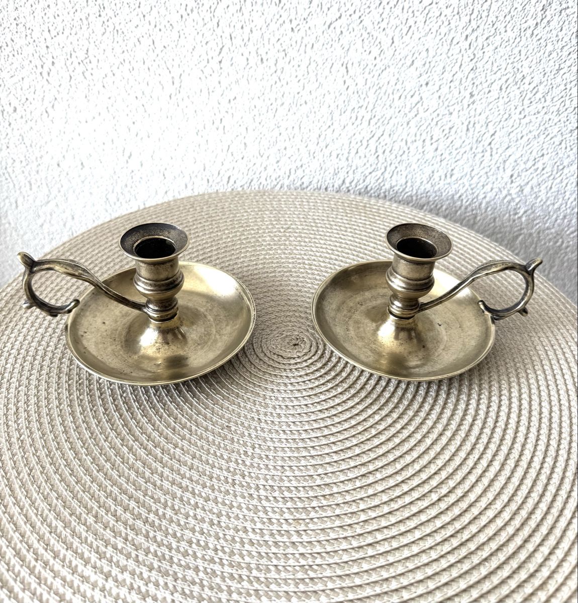 Bougeoirs: 2 Kerzenhalter aus Messing – D'occasion à Balsthal par Narulya 1