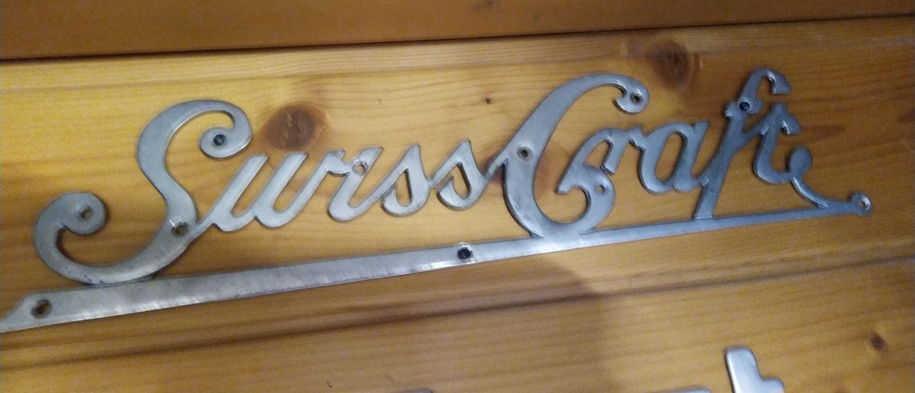 Ecriteaux: Bootsschriftzug "SwissCraft" – D'occasion à Meisterschwanden par Hummer21