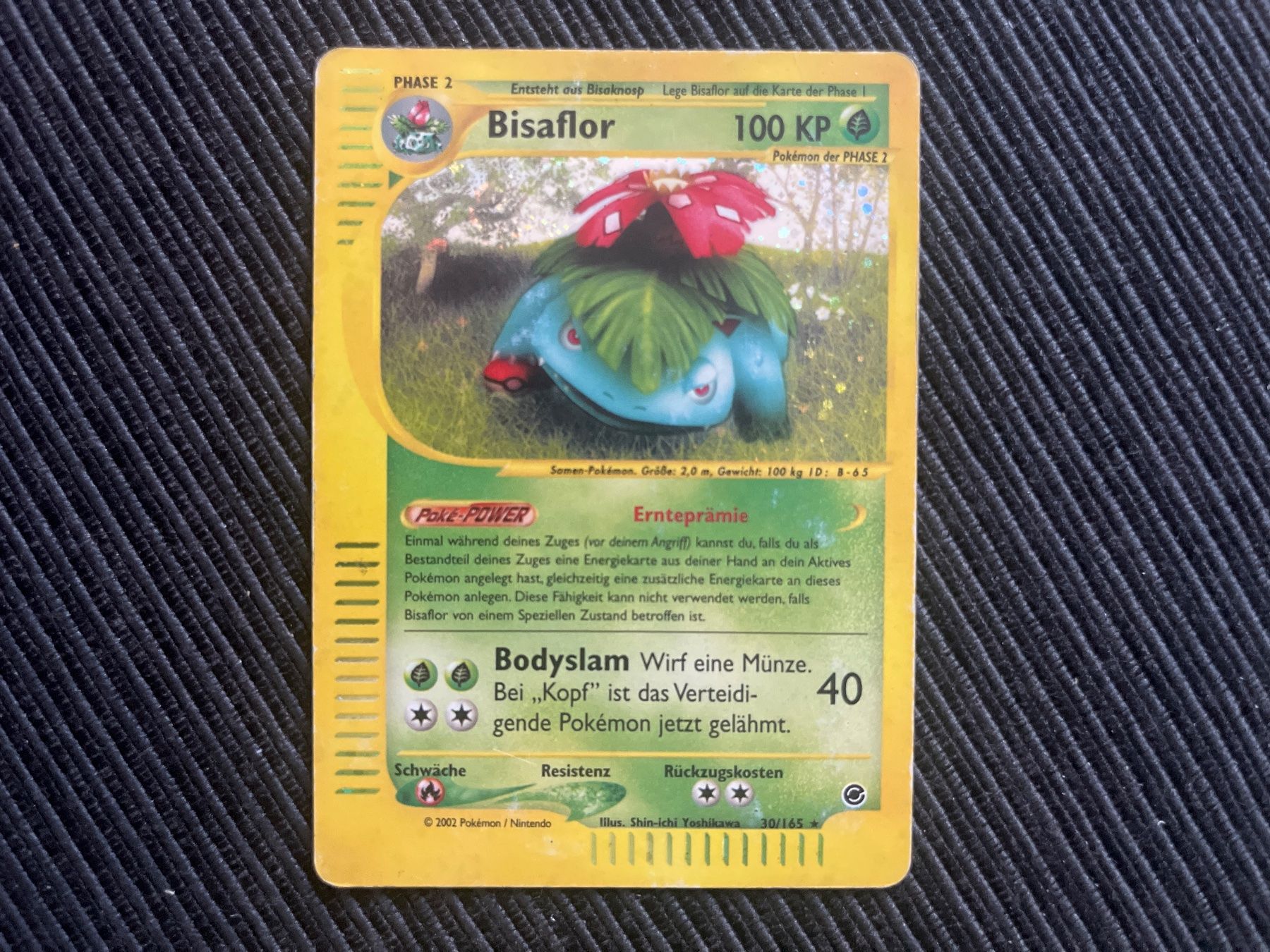 Pokémon Carte collezionabili: Pokemon Bisaflor Holo 30/165 Expedition – Usato da Wabern venduto da Collectfun