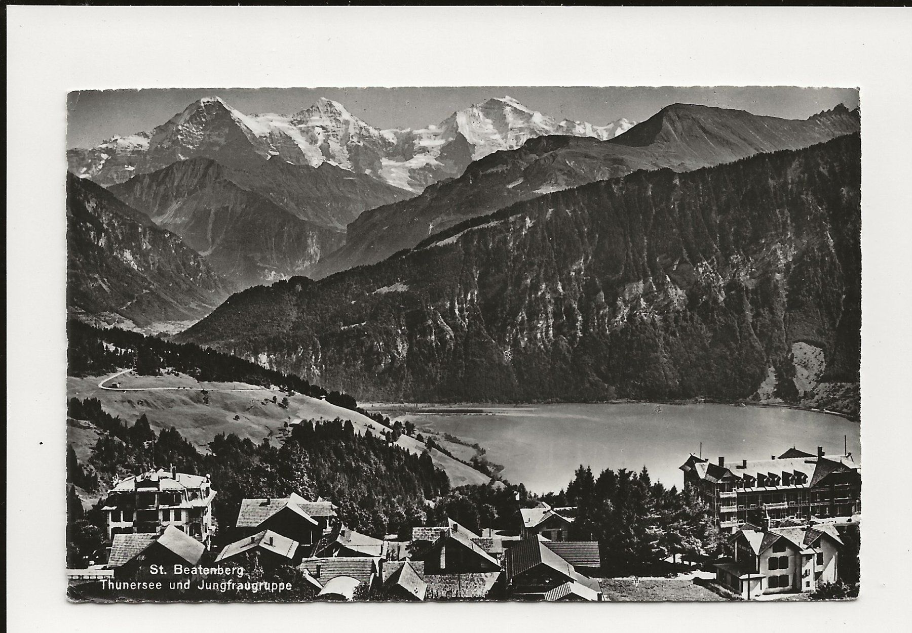 Ansichtskarten: AK ca 1950  St. Beatenberg Thunersee Jungfraugruppe – Gebraucht aus Greifensee von 315WDO