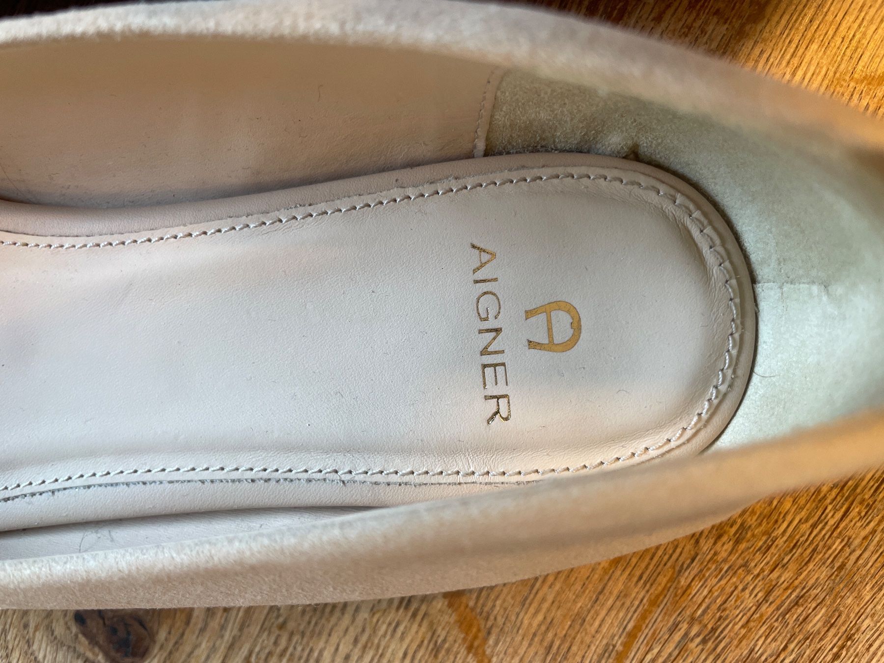 Aigner Scarpe da donna: Aigner Ballerinas, Wildleder, Gr. 41 – Usato da Zürich venduto da labluette 2