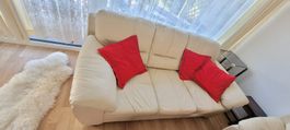 Sofa Leder  3 er B 185cm
