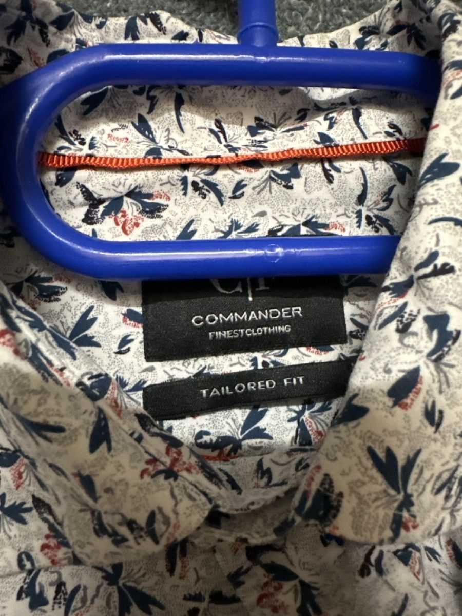 Camicie: Herren Hemd Commander mit Muster  – Nuovo (secondo la descrizione) da Baltschieder venduto da YmroBe 1
