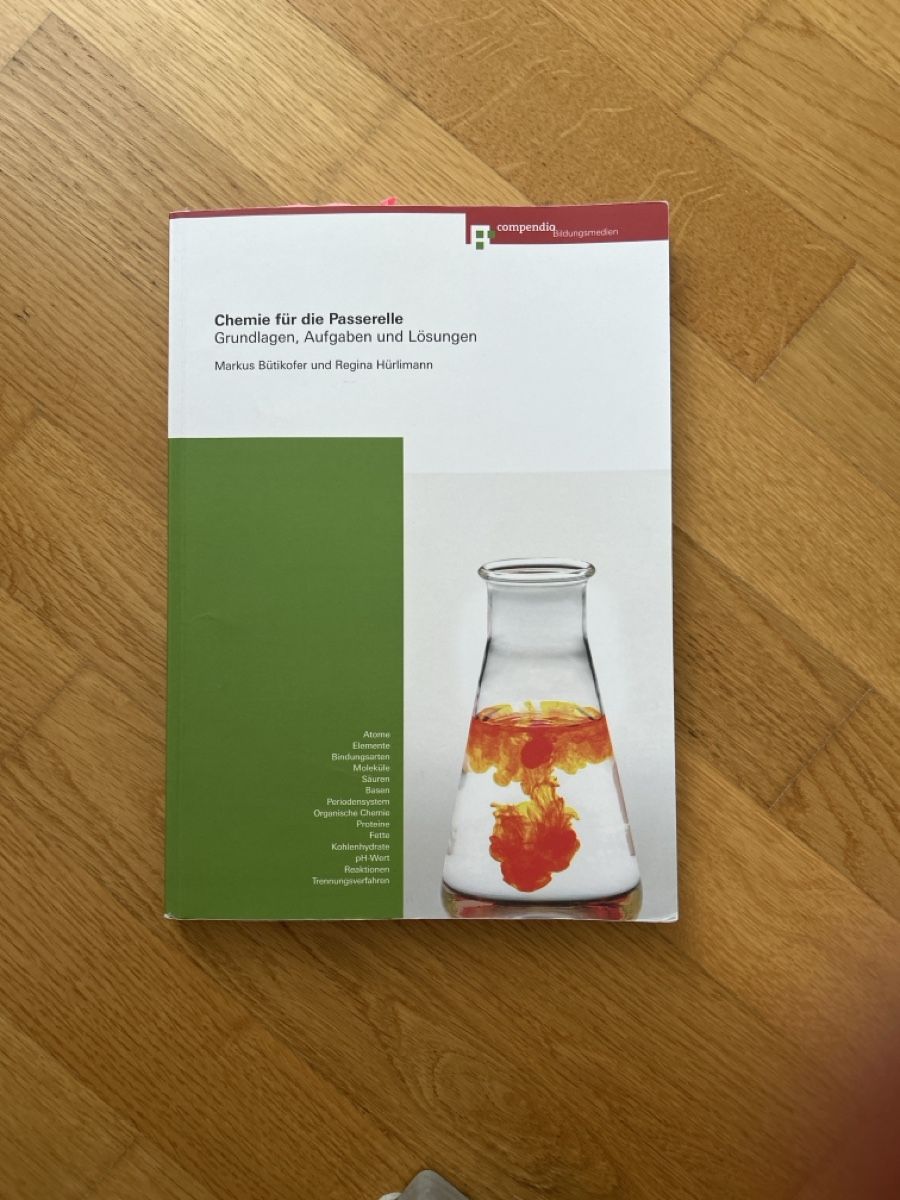 Libri: Passerelle Schweiz: Chemie – Usato da Wangen b. Olten venduto da Eyluelgoek