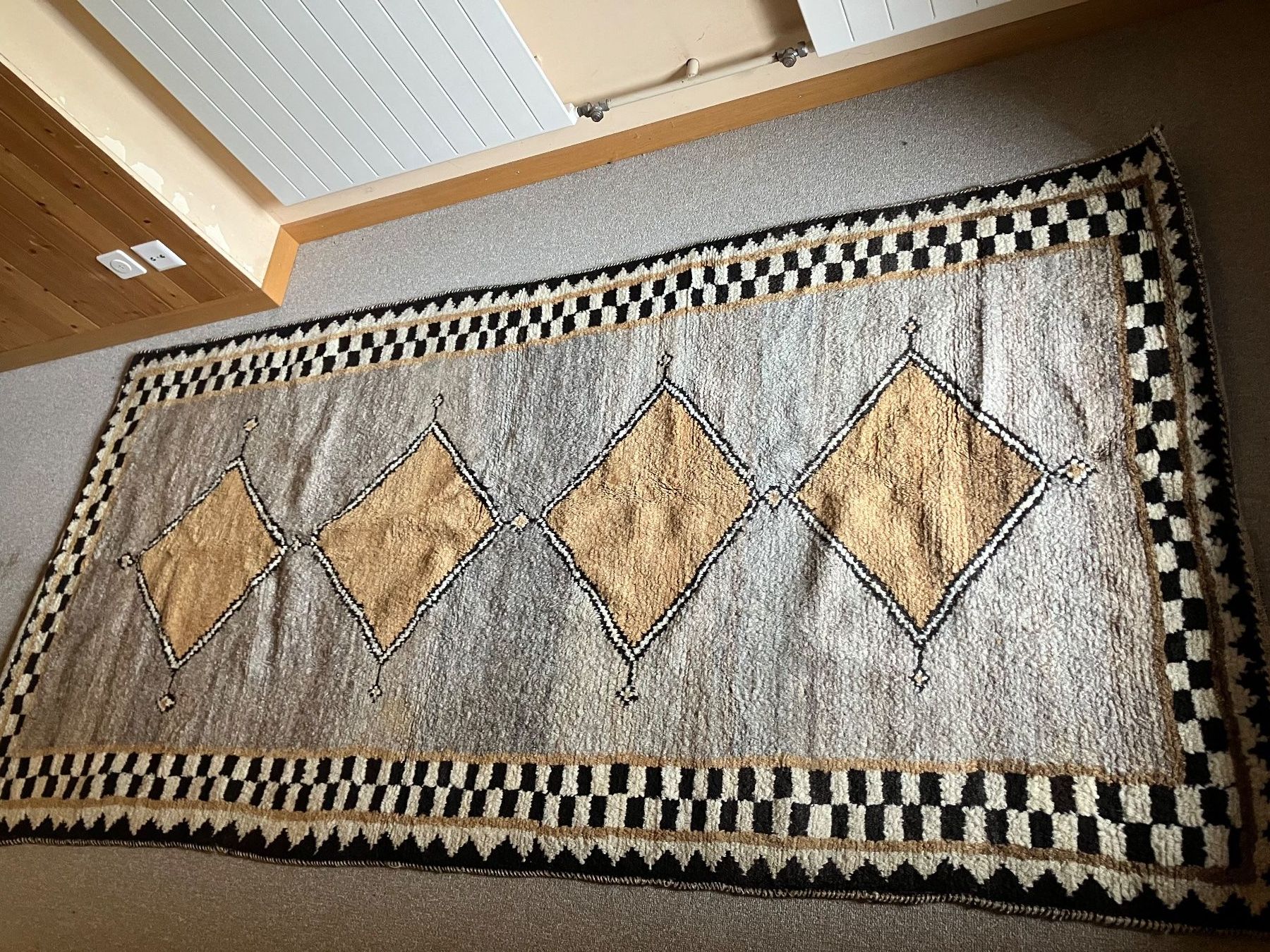 Teppiche: Handgeknüpfter Teppich, Wolle, Iran, Erdtöne – Gebraucht aus Baar von Zugi2