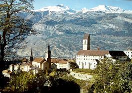CHUR der Hof mit dem Calanda