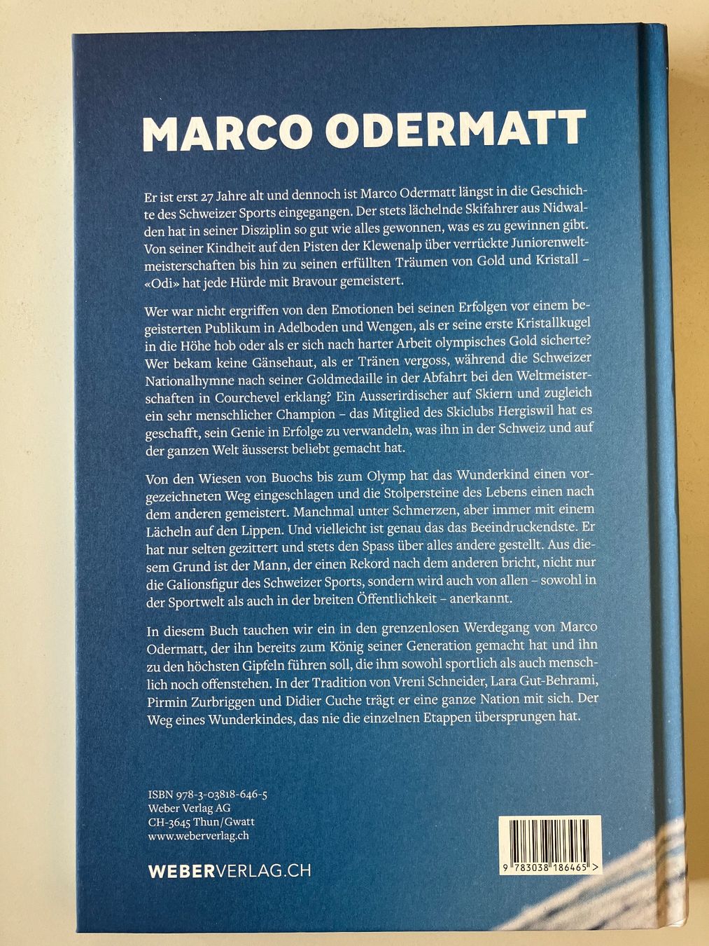 Livres: Buch Marco Odermatt – D'occasion à Thun par Rebeccat 1