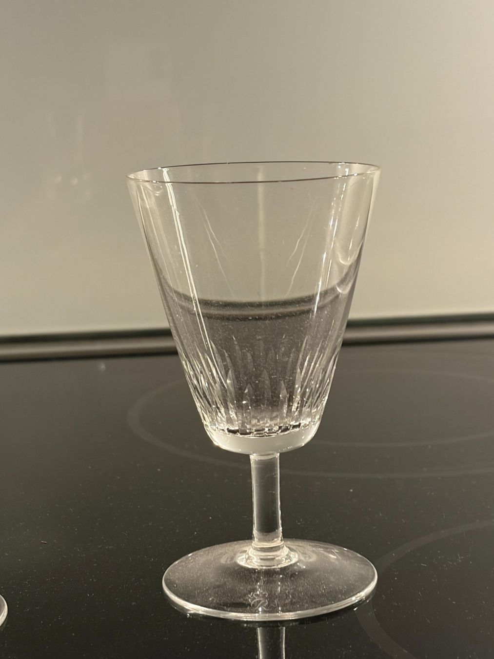 Rosenthal Bicchieri: 2 Stengelgläser, farblos, "Strahlen", Rosenthal, 60er Jahre – Usato da Zürich venduto da sru_6zc8 1