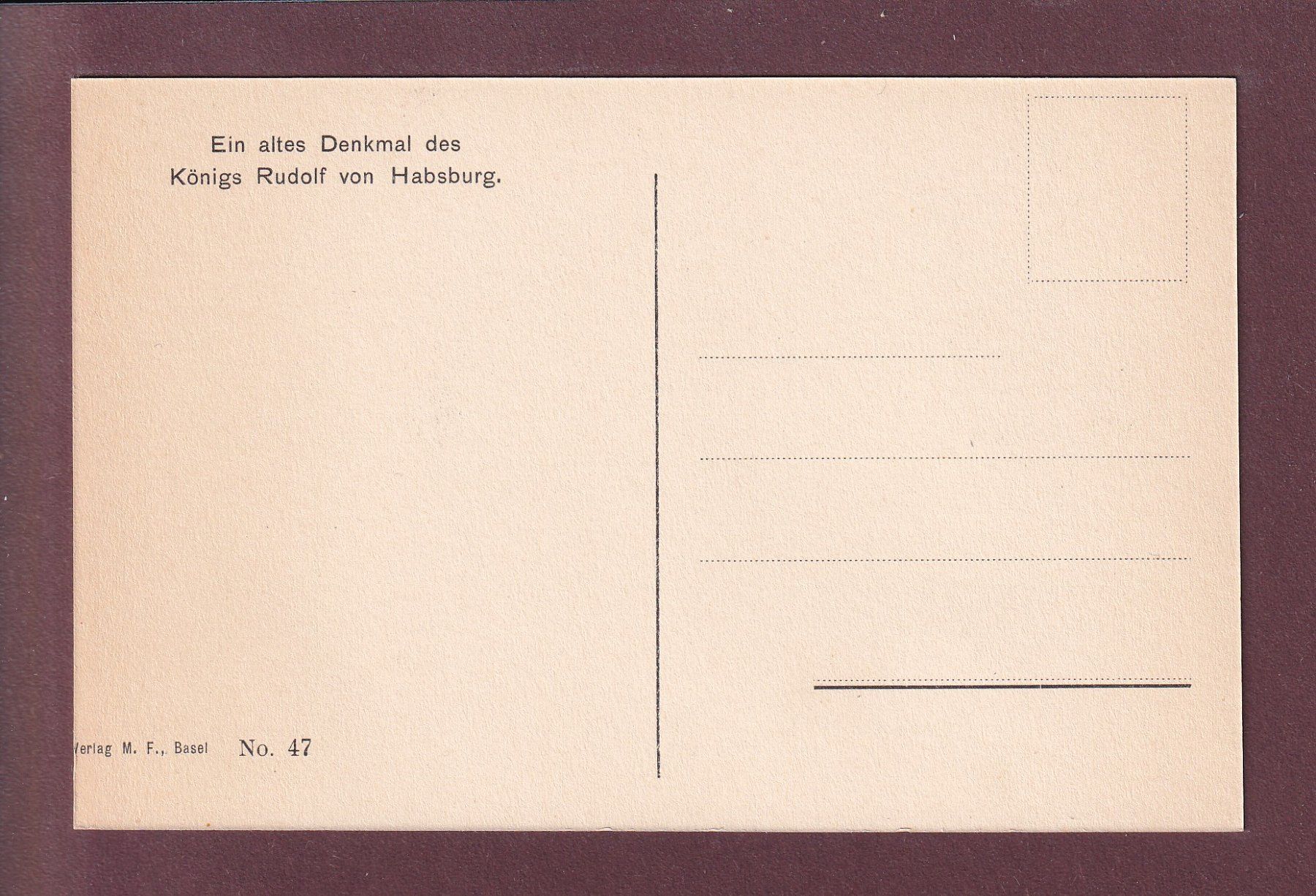 Cartes postales: Altes BASEL - Blumenrain – D'occasion à Pully par nicecards 1