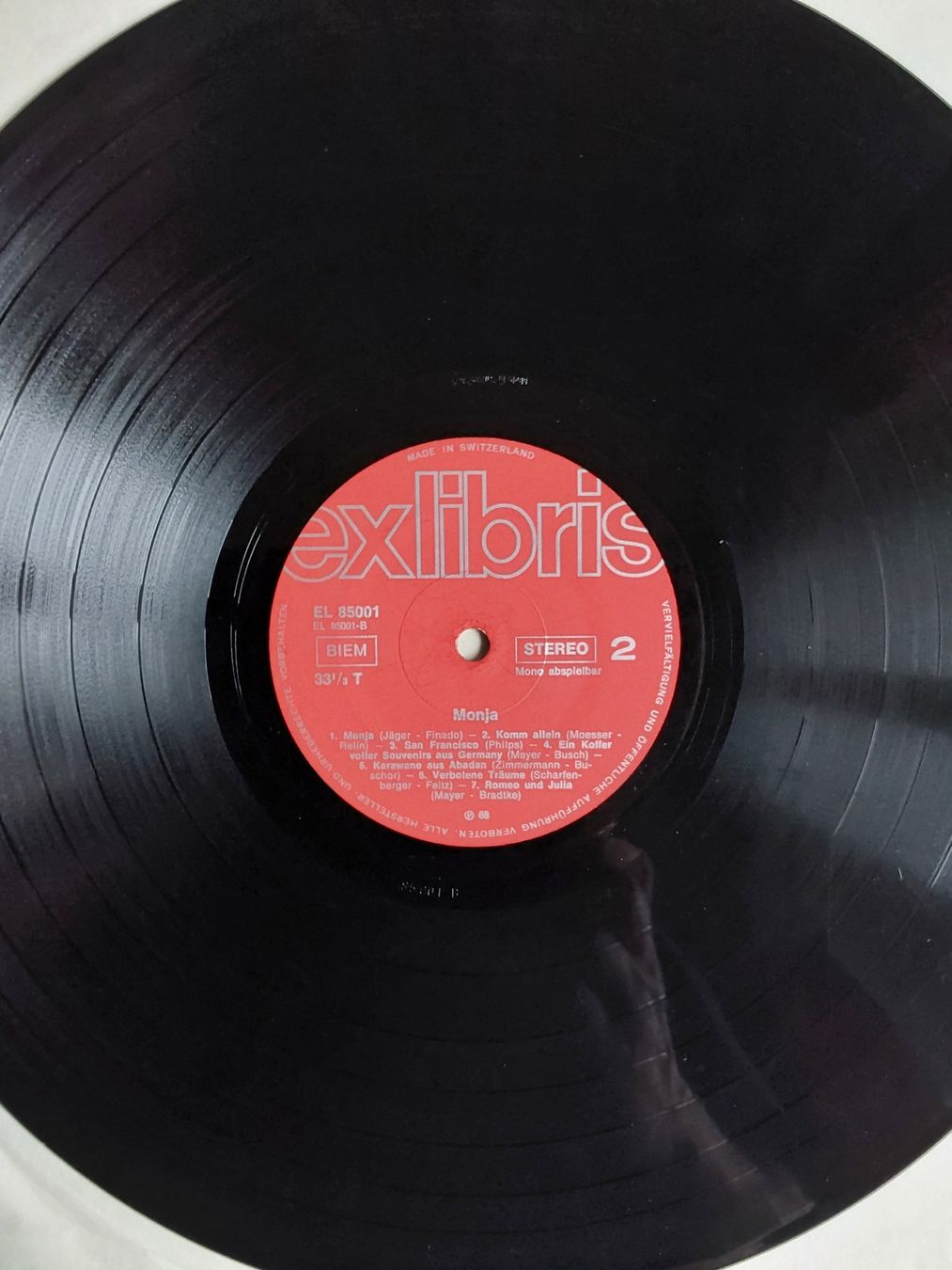 Schallplatten: LP - Monja - Suisse 1968 – Gebraucht aus Villeret von Fil11 3
