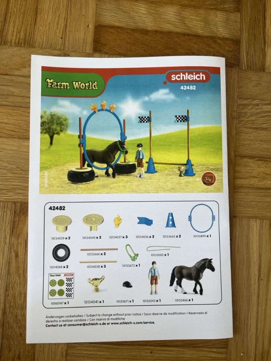 Schleich Giocattoli: Schleich Farm World 42482, Pony Agility – Usato da Reutigen venduto da treu3006 1