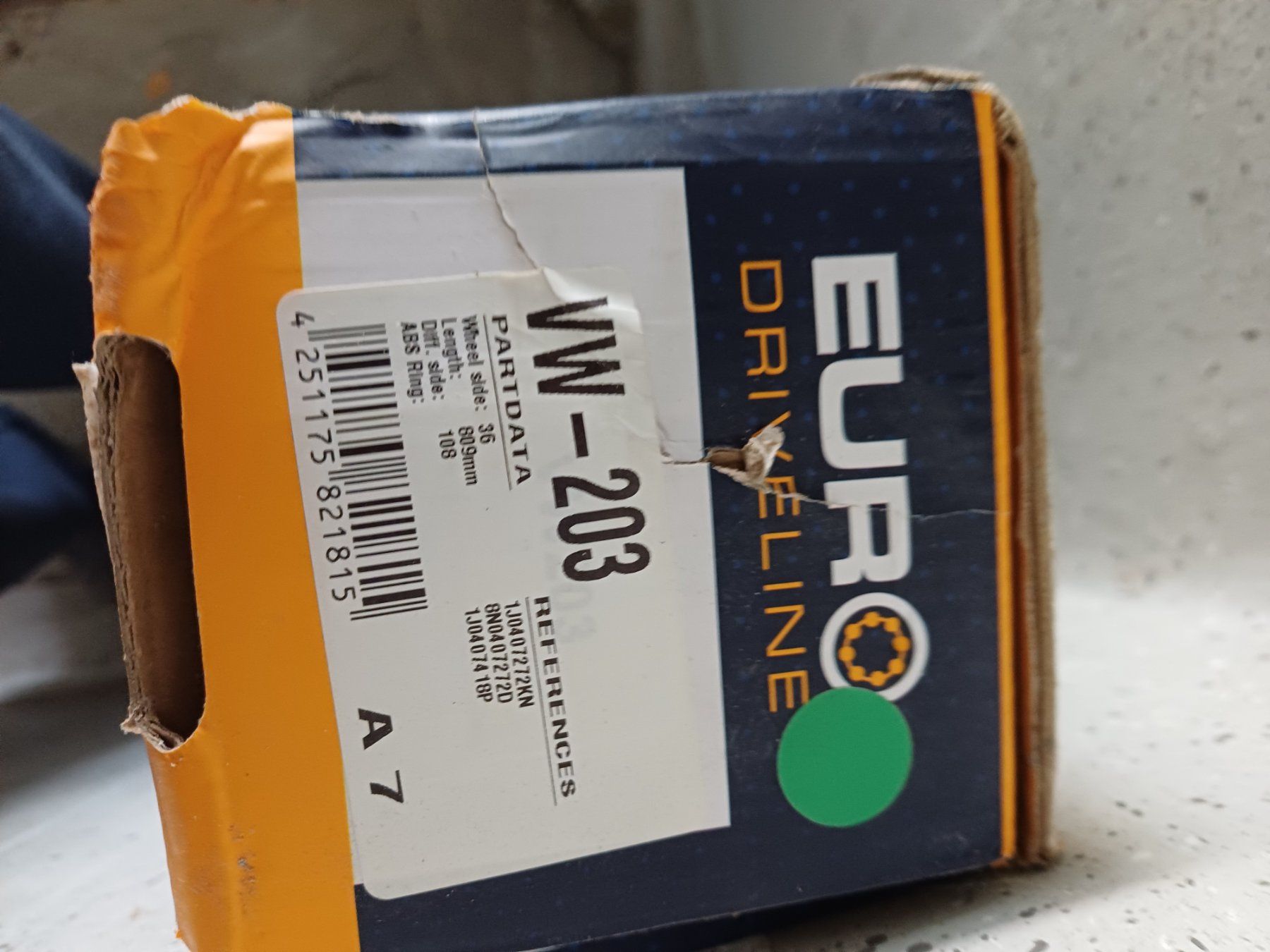 Audi Alle Autoersatzteile: Antriebswelle audi a3 usw – Neu und originalverpackt aus sevelen von rut_8jkl 1