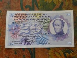 SUISSE  20  Francs  1973  (8457)  Billet