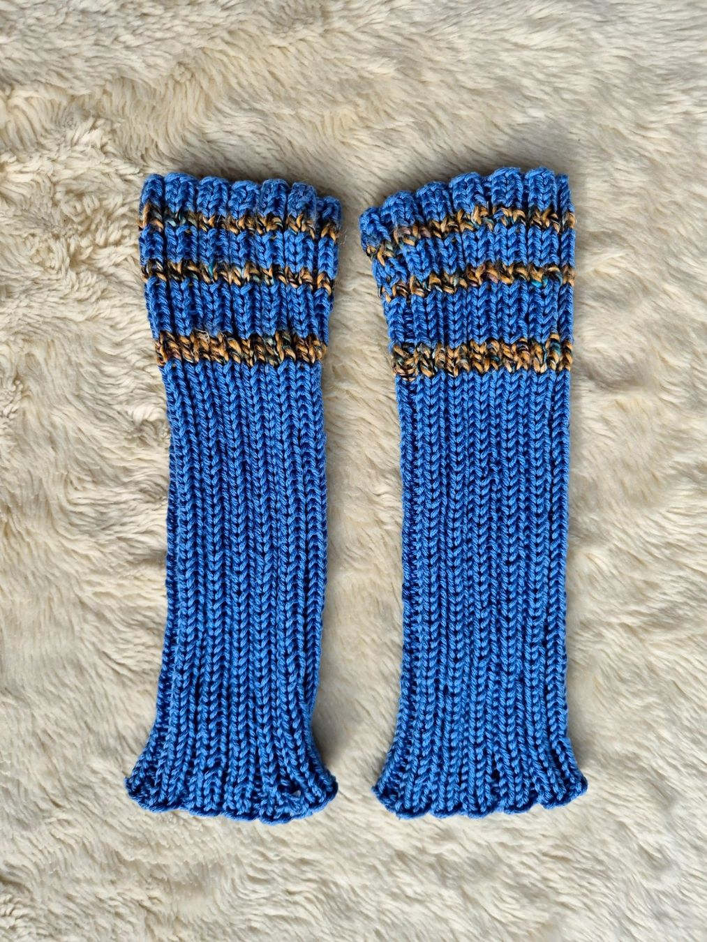 Guanti & manicotti: PULSWÄRMER STRICKWARE HANDSCHUHE FINGERLOS HANDMADE TOP – Nuovo (secondo la descrizione) da Elsau venduto da the-colorful-side 2