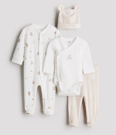 NEU H&M Bärchen Baby Set 62 cm