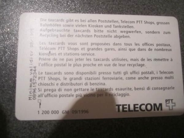 Telefon- & Taxkarten: Taxcard, Telefonhäuschen, Swiss – Gebraucht aus Zürich von Motzkuh 1