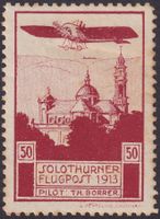 1913, Vorläufer SOLOTHURN ungebraucht mit Gummi, Kat: 200.-