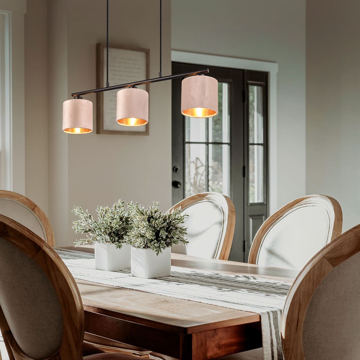 Lampadari & plafoniere: Pendelleuchte, Beige, Stoffschirme – Nuovo (secondo la descrizione) da Kreuzlingen venduto da Smart-Light 1
