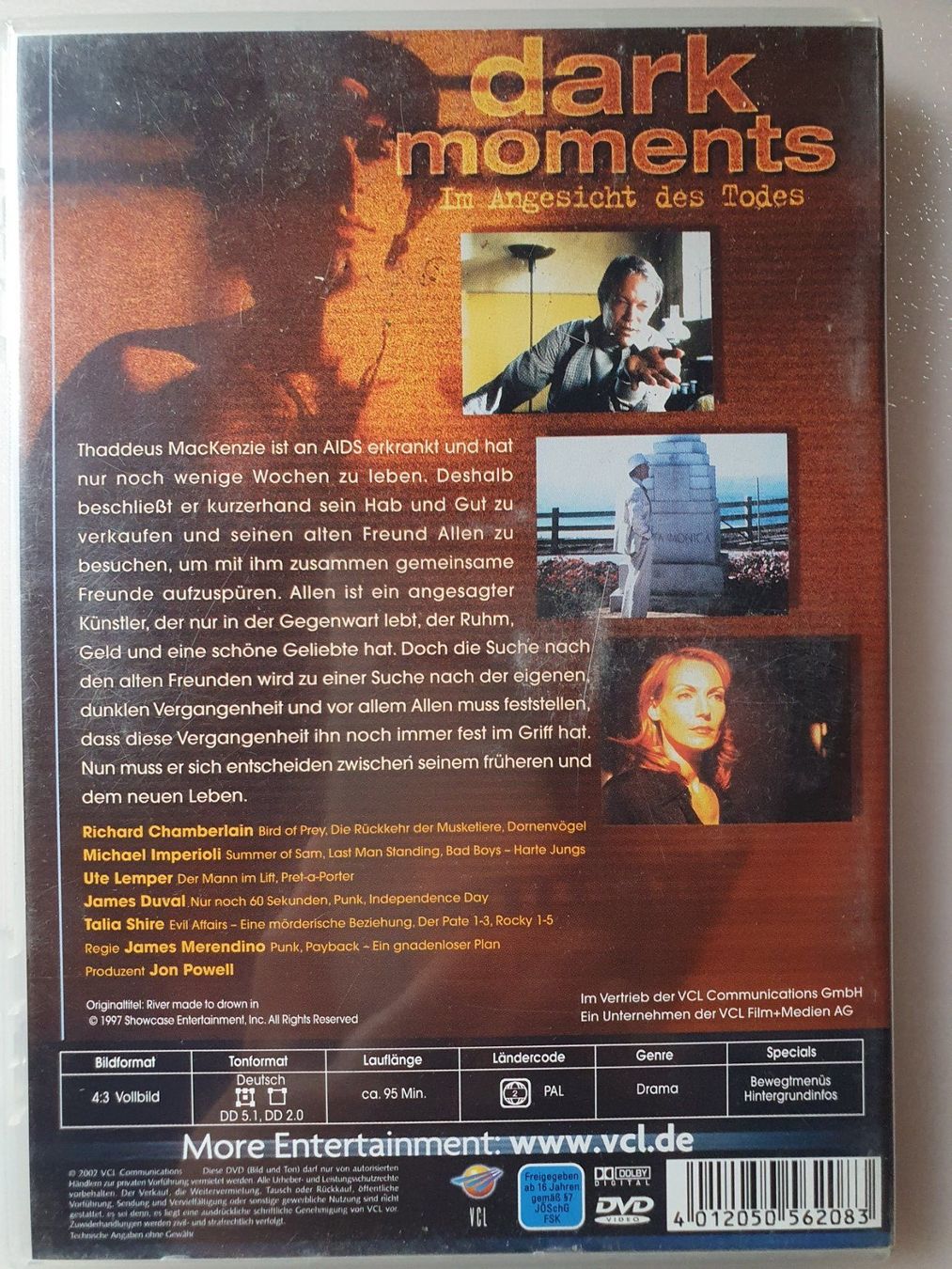 Tutti i DVDs: Dark Moments - Im Angesicht des Todes, Richard Chamberlain – Usato da St. Margarethen TG venduto da Schachmatt 1