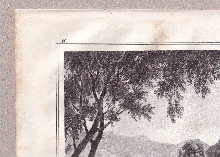 Incisioni: ISELTWALD, LITHOGRAPHIE VON 1836-1845 – Usato da Grüningen venduto da Kartensammler 2