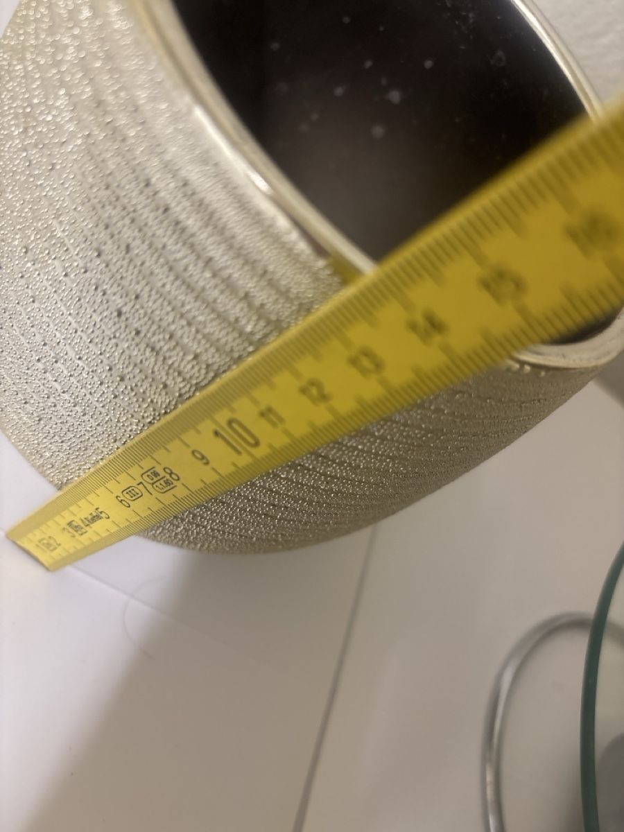 Vasi per fiori: Topf, silberfarben, Deko, Innendurchmesser 12 cm, neu! – Usato da Wallisellen venduto da AS.TZ. 5