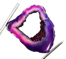 Edelstein L-5806 – Achat Scheibe 5x21x21mm 11 Karat
