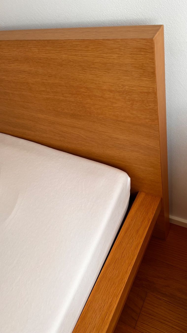 Ikea Betten: Malm Ikea Bett Eiche mit Elsa Matratze – Gebraucht aus Holziken von Bibli05 1