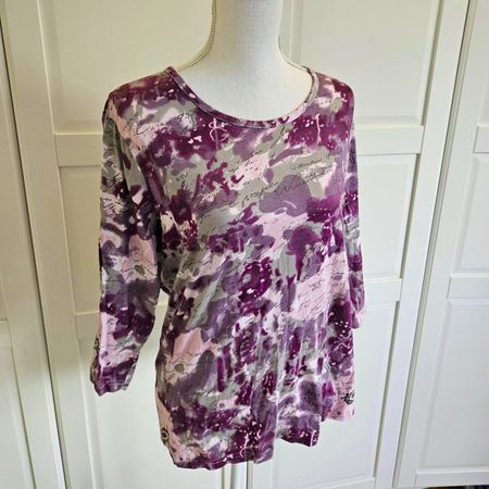 Baumwolle Lila Top- 48