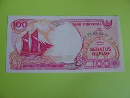 Banknote Indonesien 100 Rupiah 1992, Bankfrisch