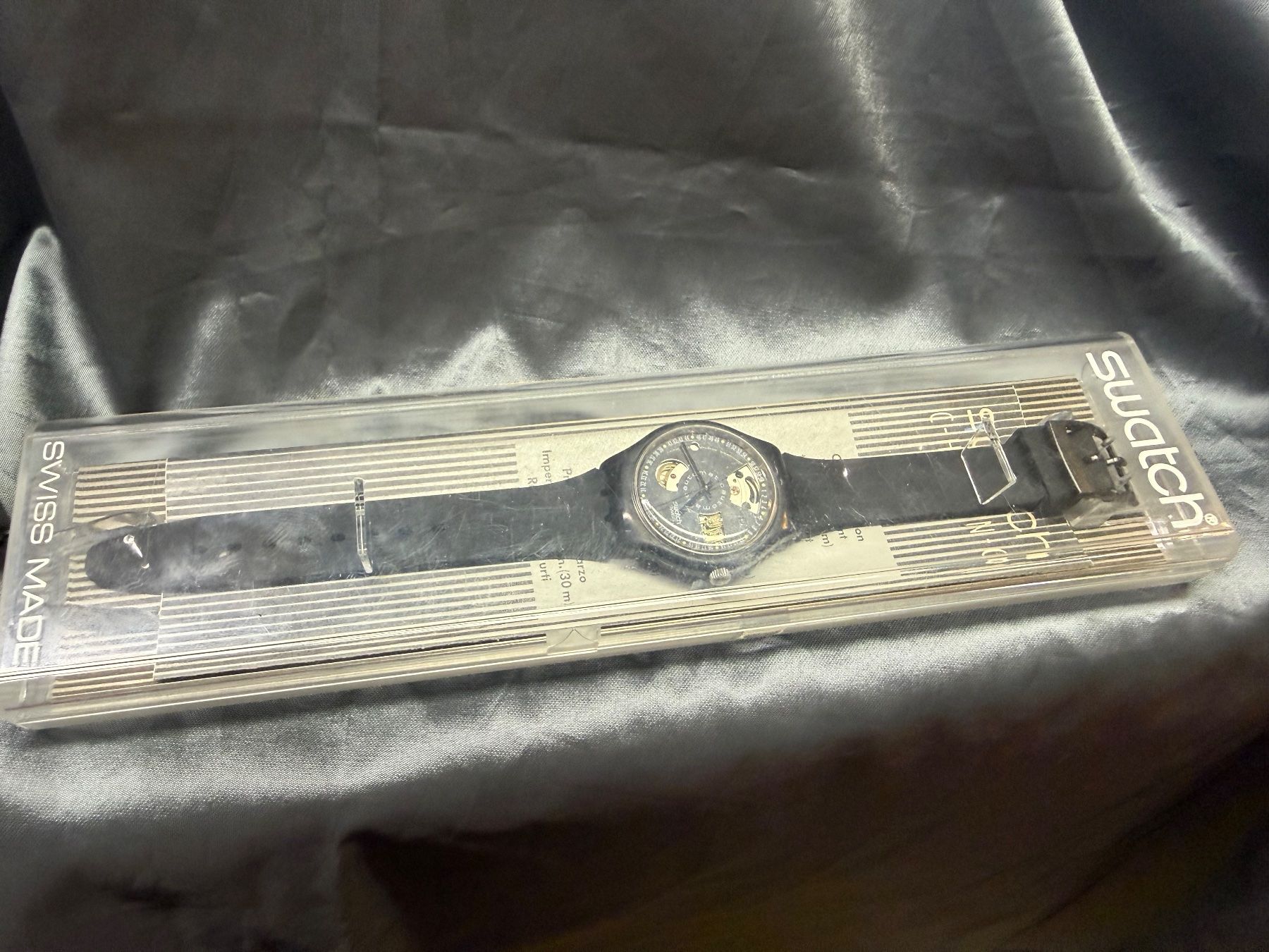Swatch Uhren: Swatch Automatic Uhr Black Motion SAB100 Swiss Made – Gebraucht aus Glattbrugg von Xena14 6
