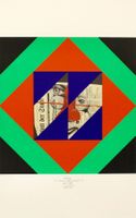Rudolf Hurni (1914–2003) Collage konkrete Kunst