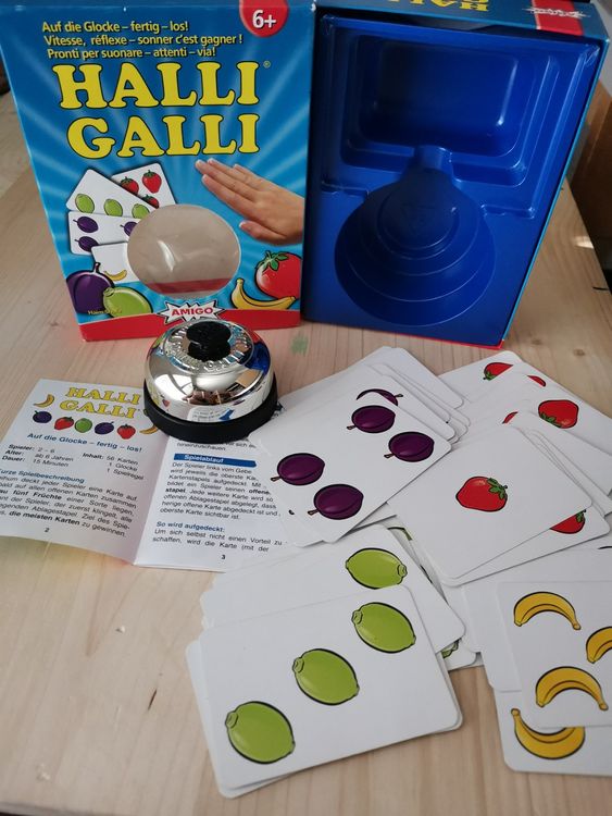 Kinder Spiel Halli Galli mit Glocke ab 6 Jahren | Kaufen auf Ricardo